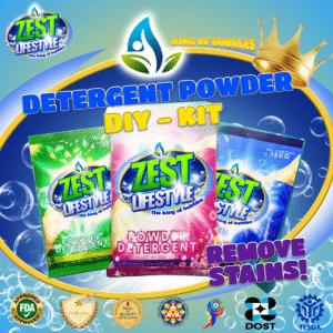 DETERGENT POWDER LAUNDRY DIY KIT