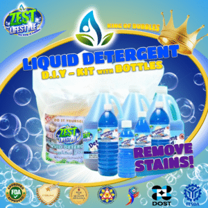 LIQUID DETERGENT DIY KIT WITH BOTTLES