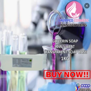 GLYCERIN SOAP LOW SWEAT TRANSPARENT